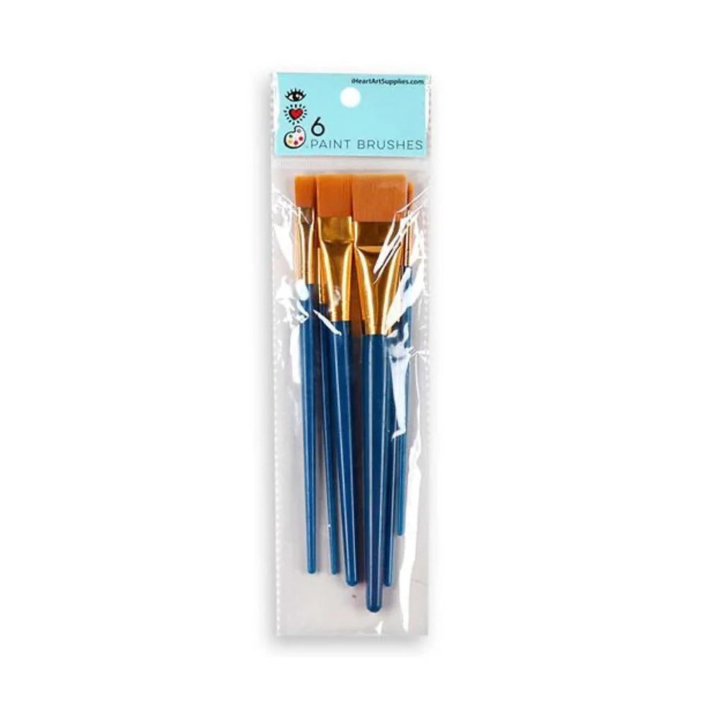 6 Paint Brushes