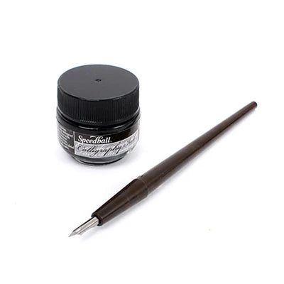 Pen + Ink Caligraphy Set